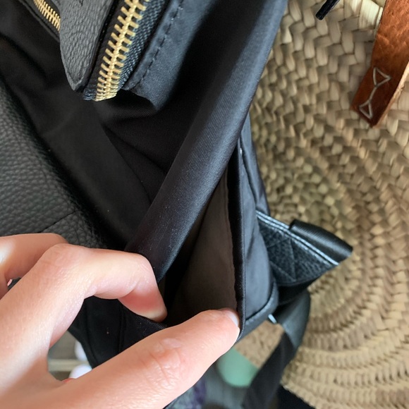 Designer Black Backpack - Picture 3 of 7